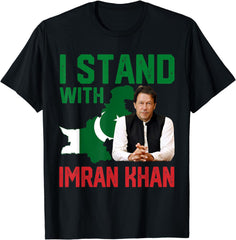 I stand with Imran Khan - t shirt