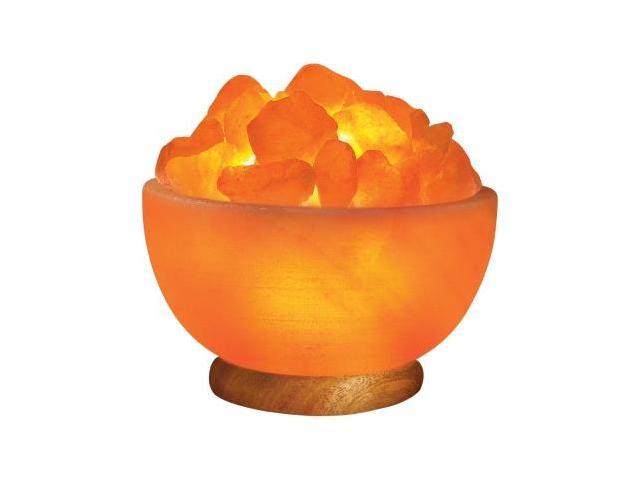 Fire bowl with chunks shape Himalayan Salt Lamp for Home Decoration