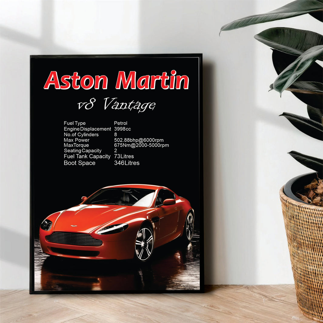 Aston Martin V8 vantage - wall art