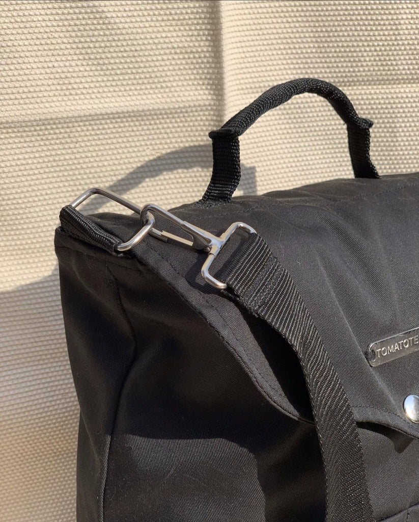 Black CrossBody Flap Bag