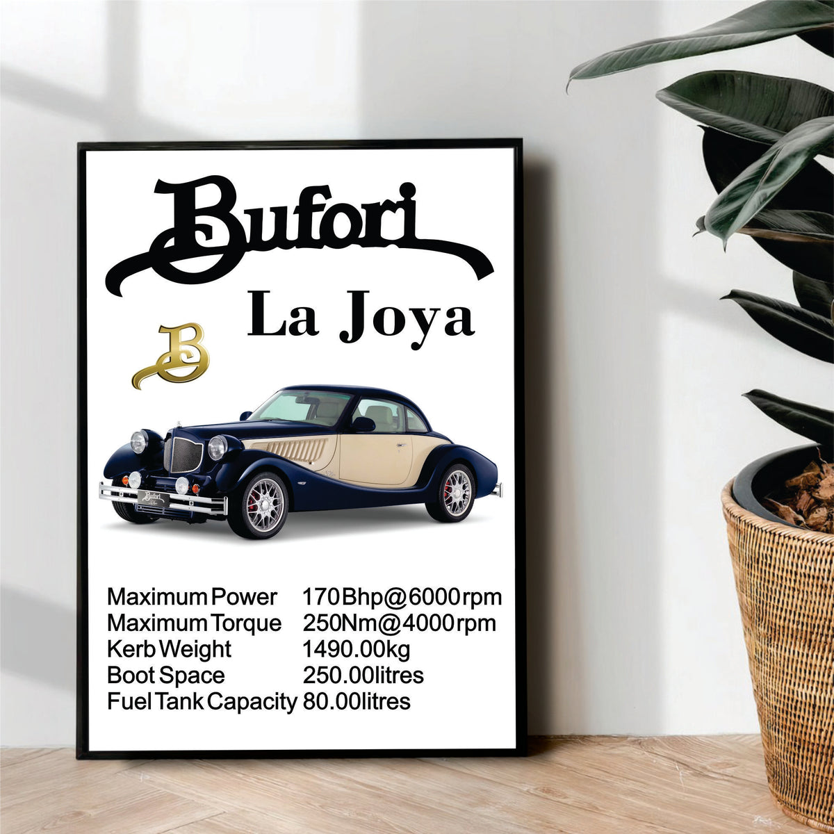 The classic Bufori la Joya - wall art