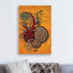 Islamic Calligraphy Art - Handmade Painting wall art