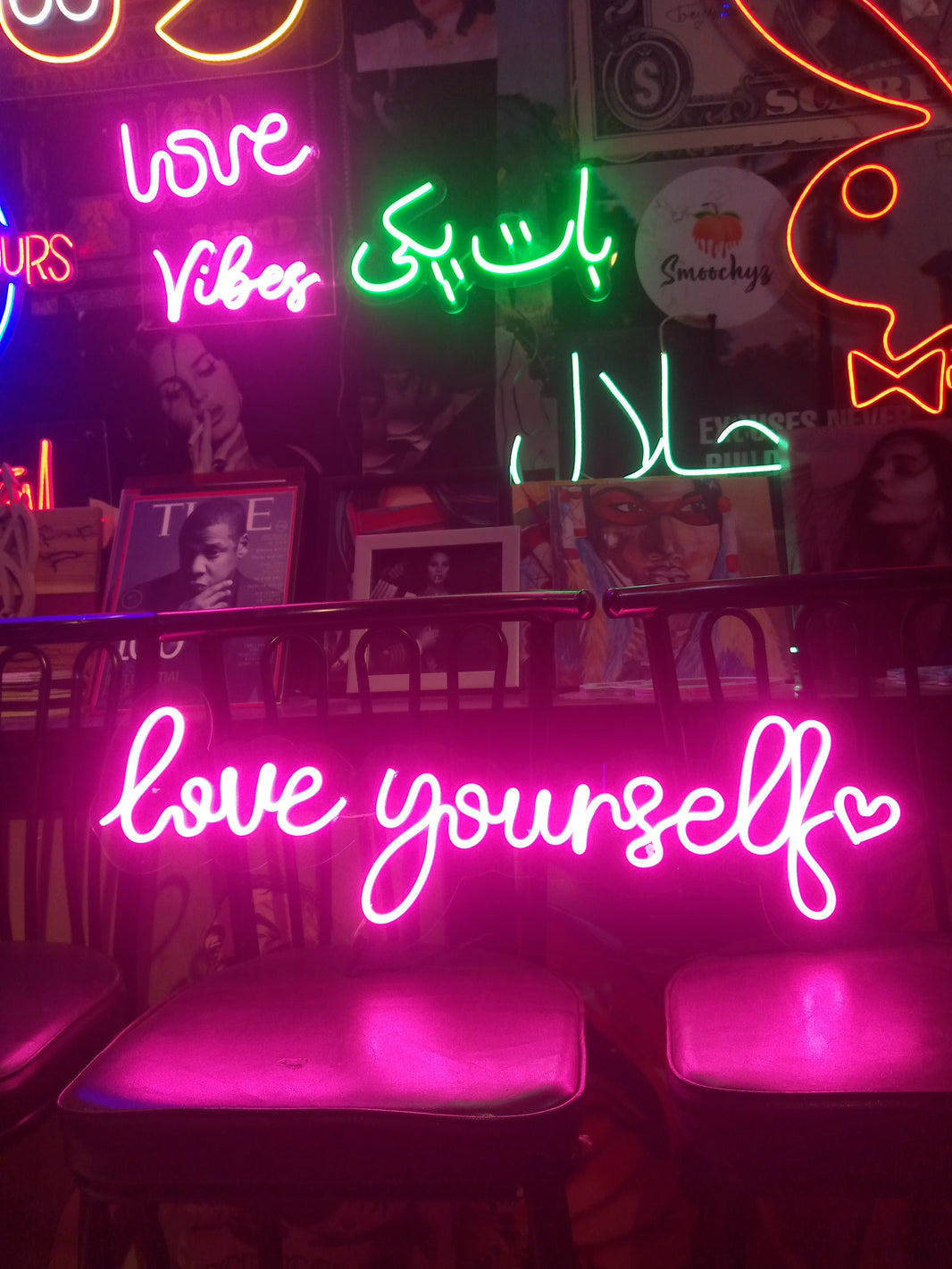 Love yourself heart Neon Sign