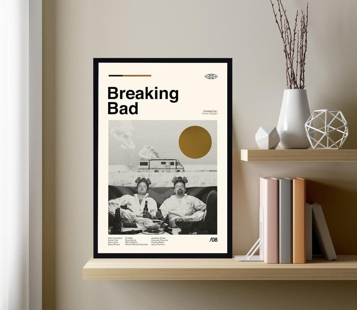 Breaking bed tv show - wall art