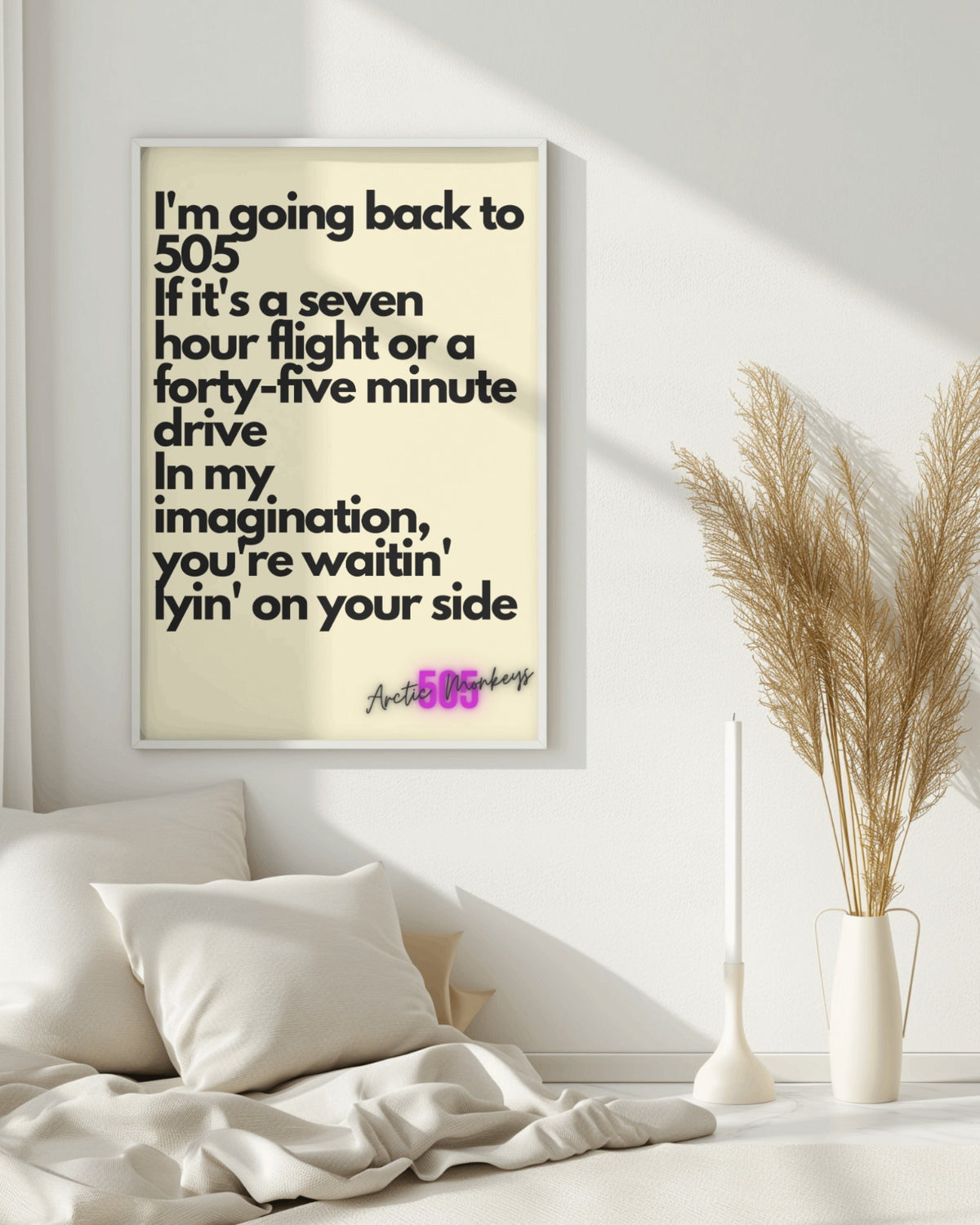 lyrical canvas 505 by Arctic Monkeys - wall art