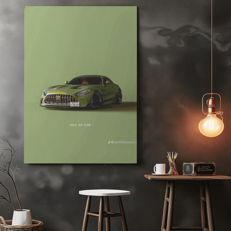 Mercedes AMG gtr - wall art