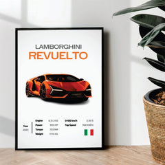 LAMBORGHINI REVUELTO - wall art