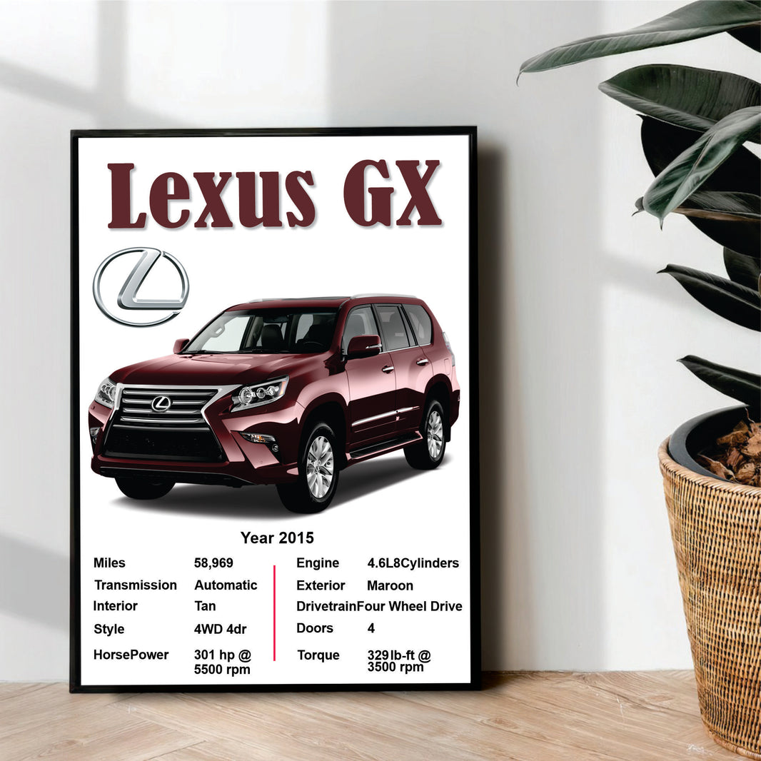 Lexus GX - wall art
