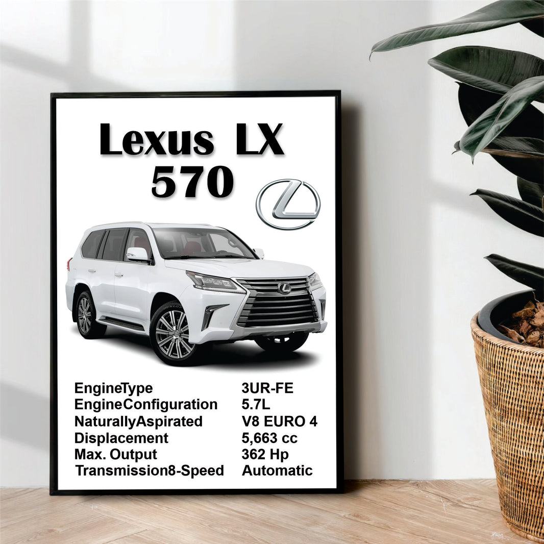 Lexus LX - wall art