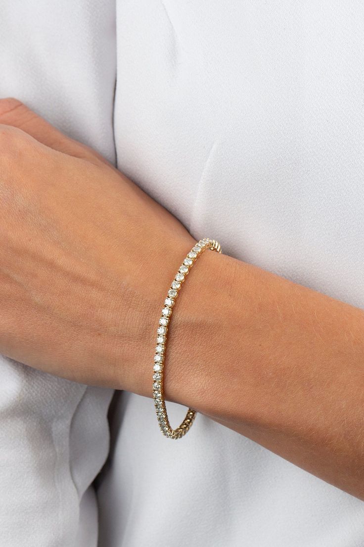 Mini Tennis Bracelet - 4.0MM