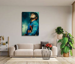 MS Dhoni - cricket wall art