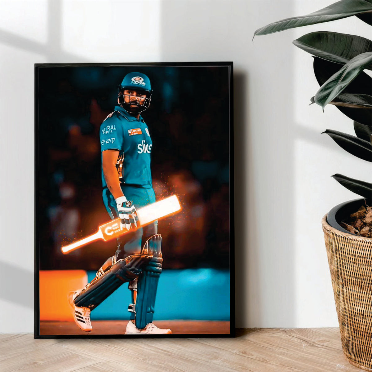 Rohit Sharma - cricket wall art