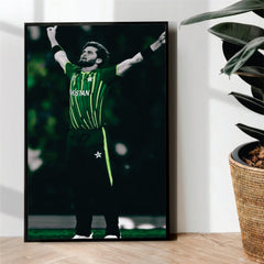 Shaheen Shah Afridi - cricket wall art