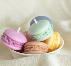 Macaron box of 6 - Decorative Candle