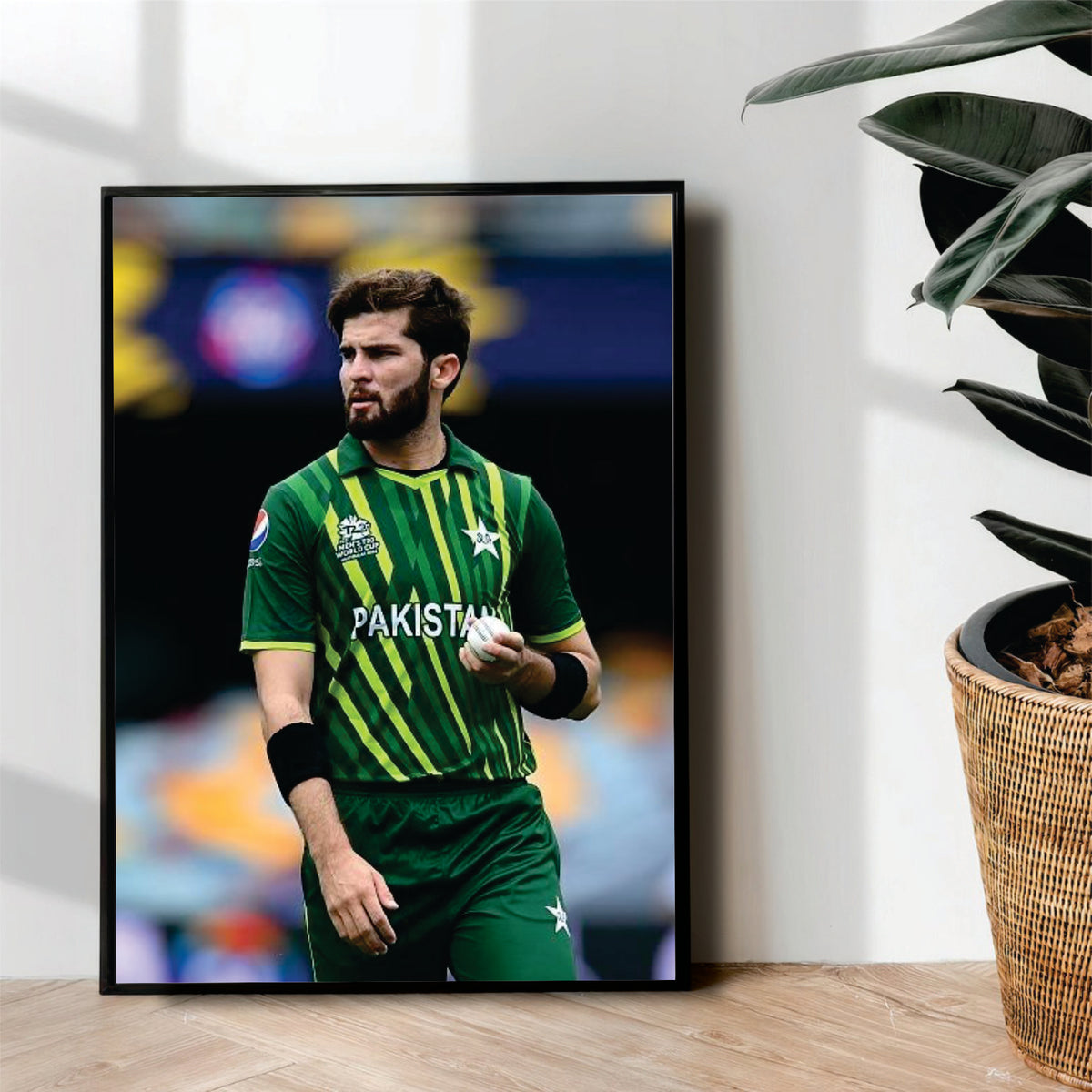 Shaheen Shah Afridi - cricket wall art