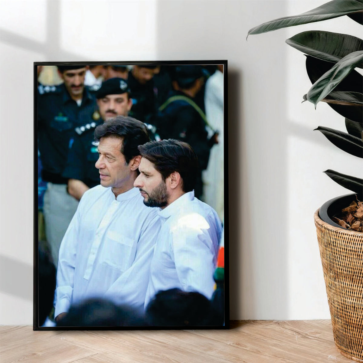 Imran Khan And Shahid Afridi - cricket wall art