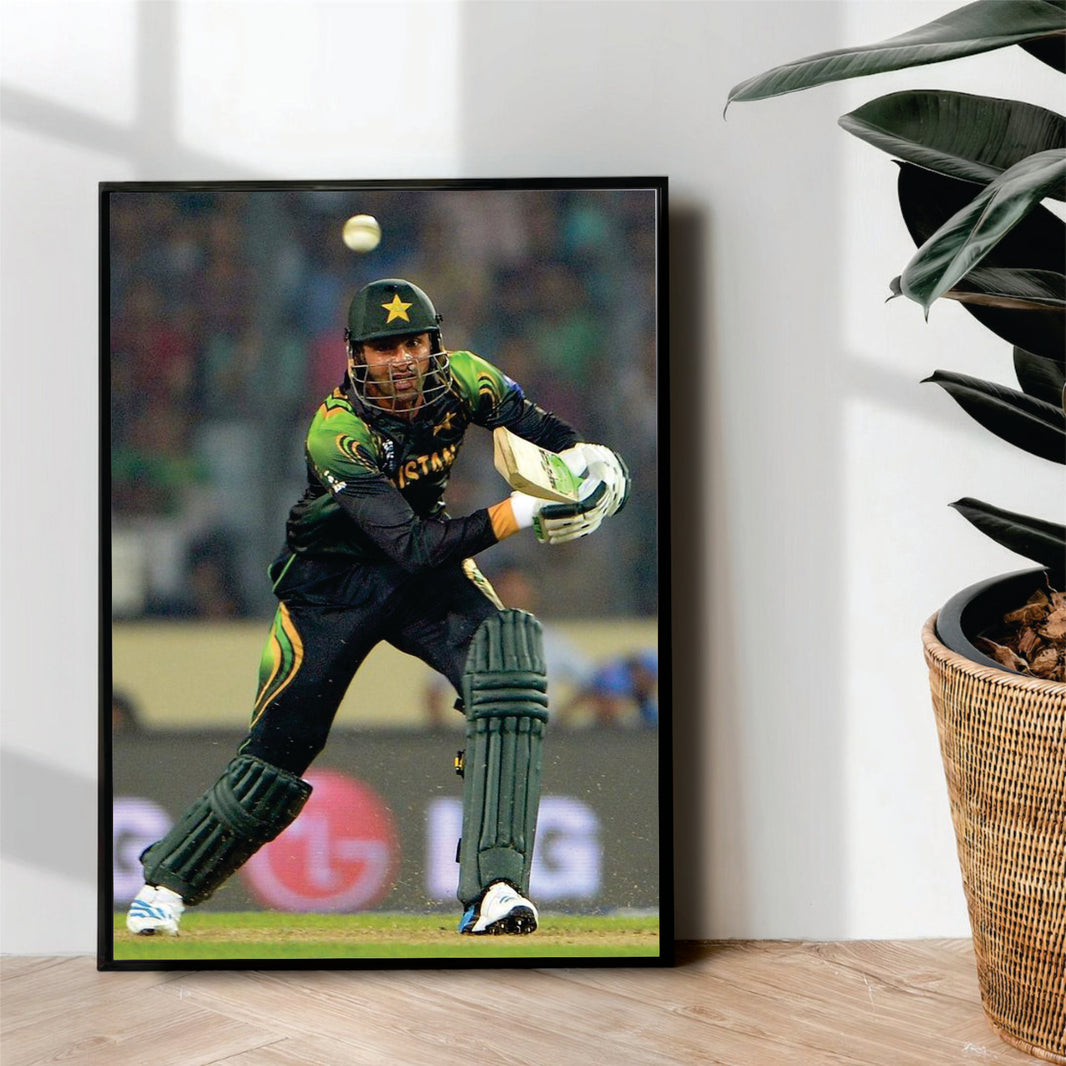 Shoaib Malik - cricket wall art