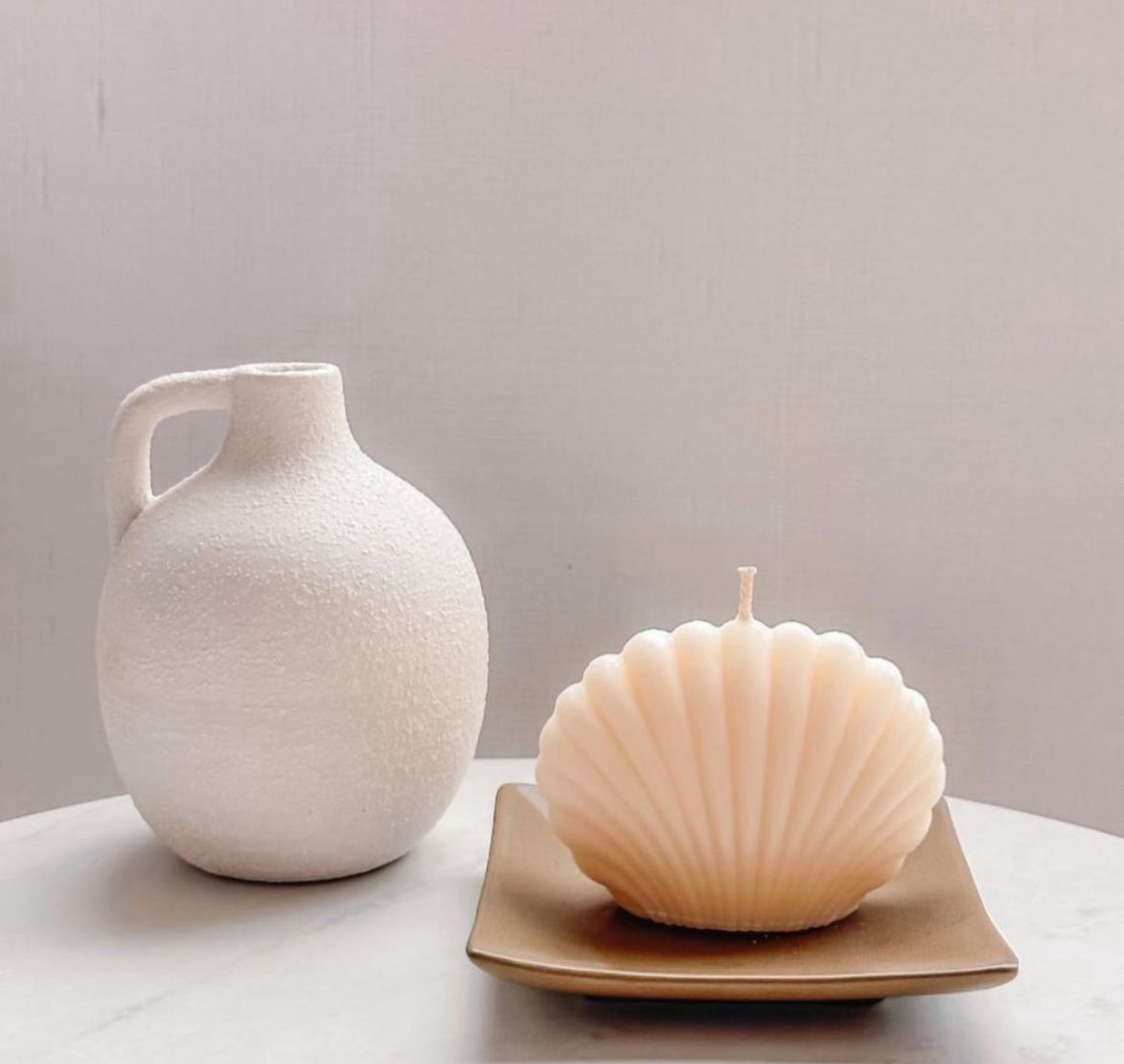 Sea Shell Decorative Candle