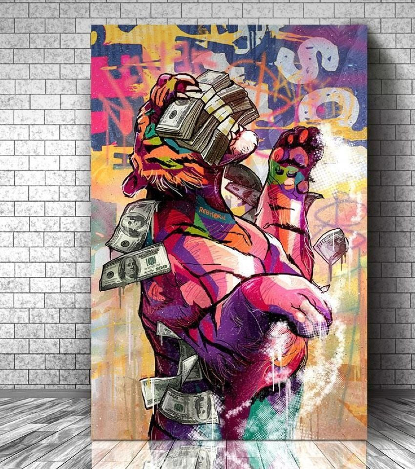 the Money tiger - wall art