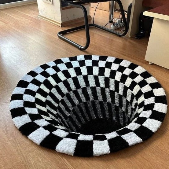 3D Optical illusion rug - fluffy rugs