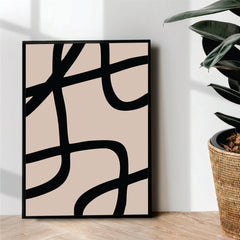 Abstract Lines Art - wall art