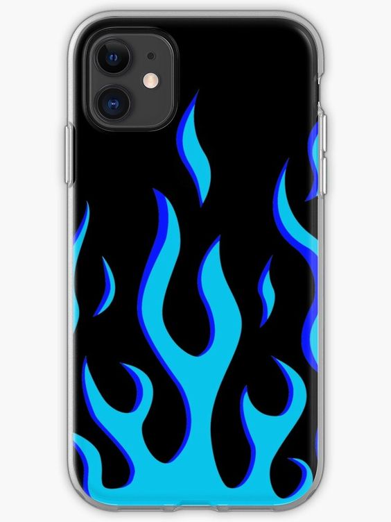 Blue Flames - Phone Case