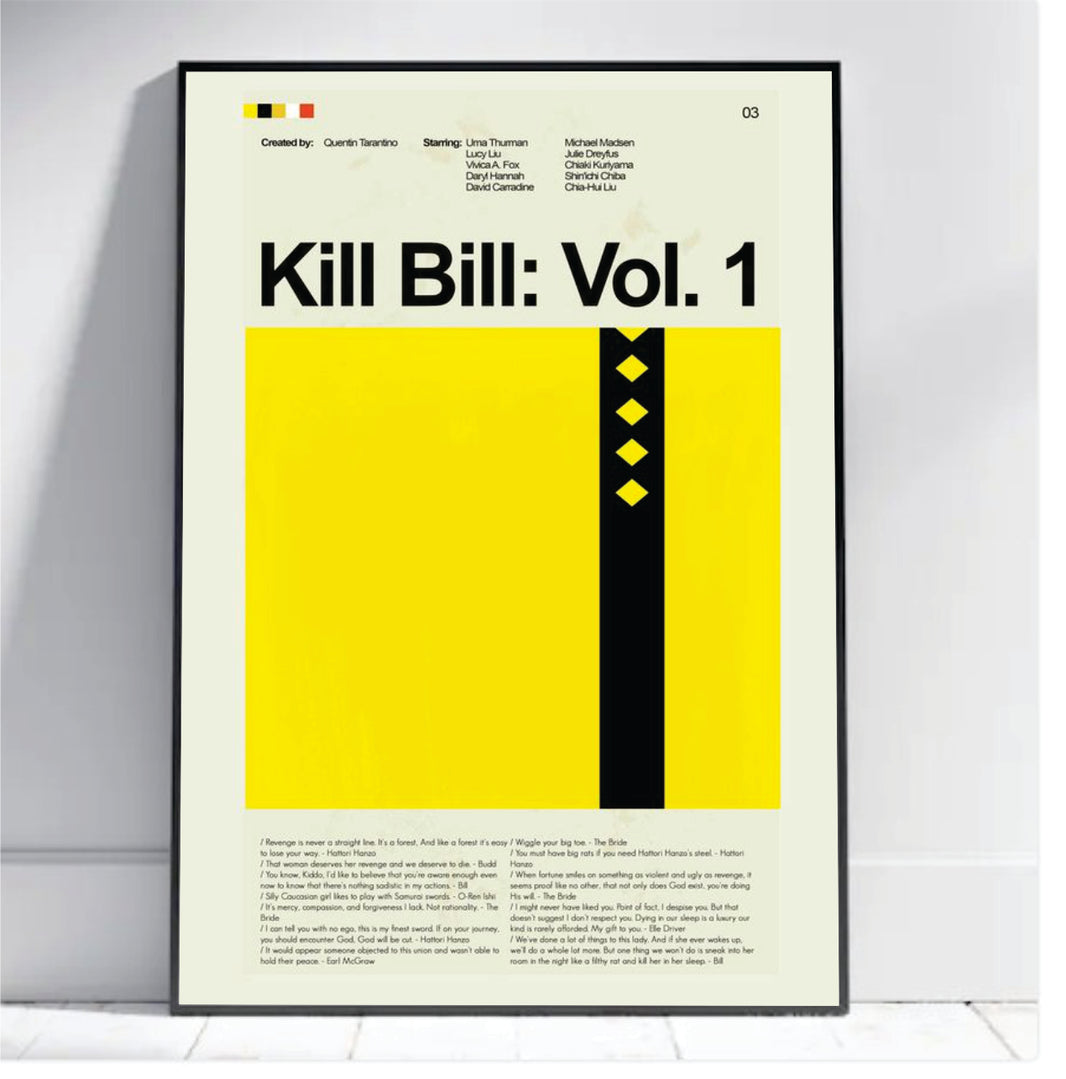 Kill Bill Vol.1 - wall art