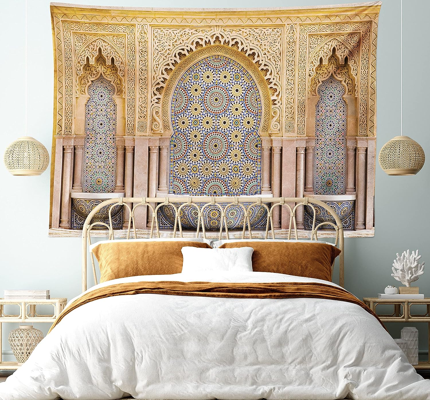 Typical Moroccan Tiled Tapestry