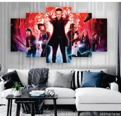Stranger things set of 5 - panel wall art