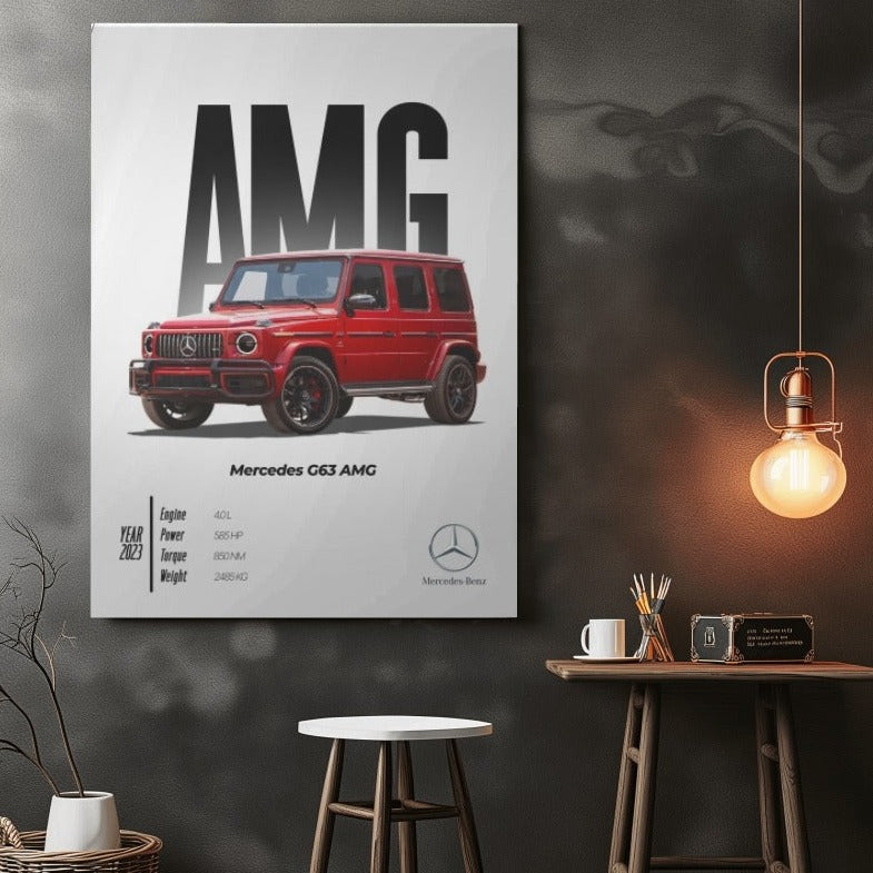 mercedes G63 AMG - wall art