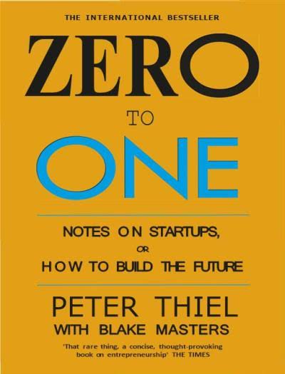 Zero To One - Peter Thiel - Reading Books
