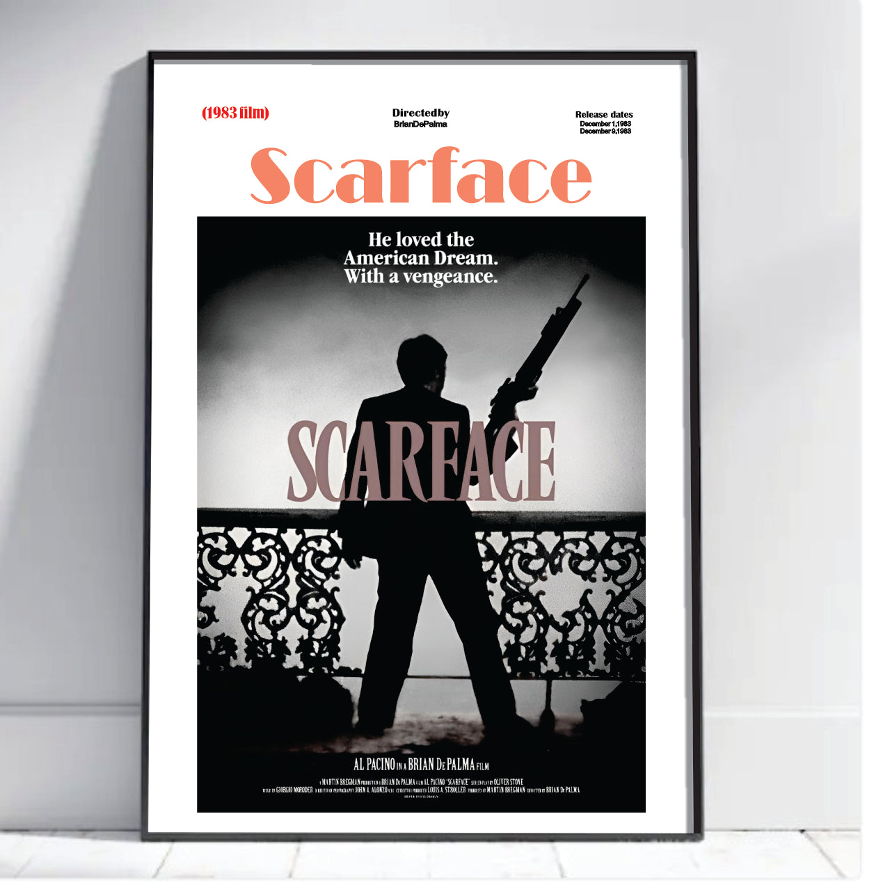 ScarFace - wall art – Aesthetix