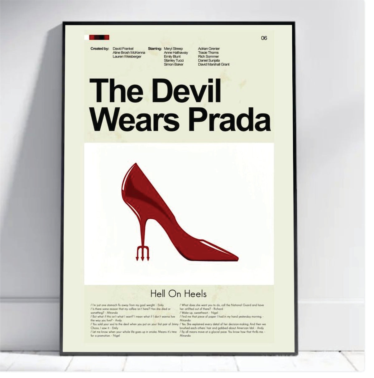 the devil wear's Parada - wall art