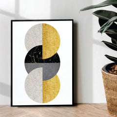 Minimal circles Abstract Art - wall art