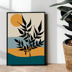 Sea view minimalist Abstract Art - wall art