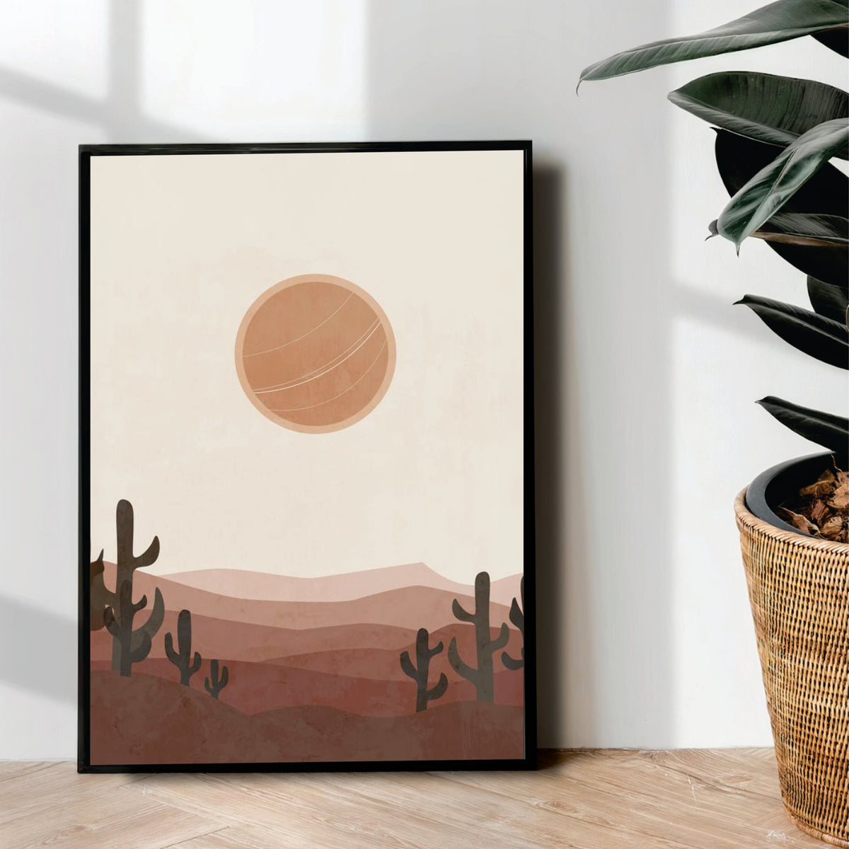 Desert Abstract Design Desert Abstract Art - wall art – Aesthetix