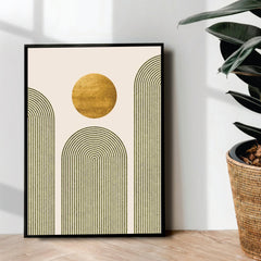 Minimal boho Abstract Art - wall art