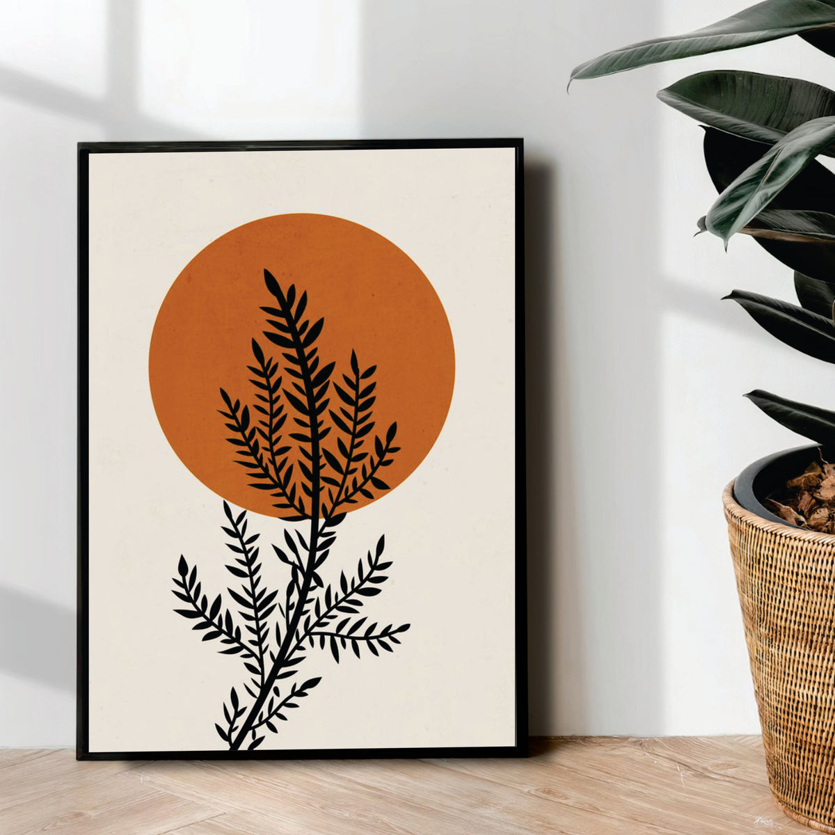 plant minimalist Abstract Art - wall art