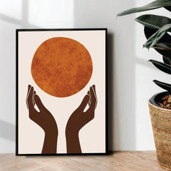 Reaching Sun abstract Art - wall art