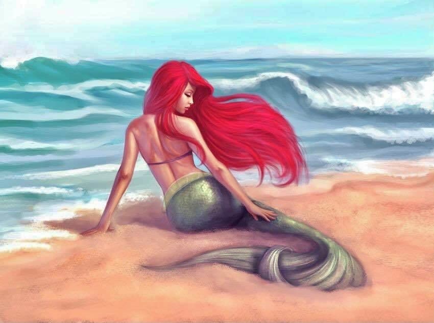 Mermaid Fairy On Beach