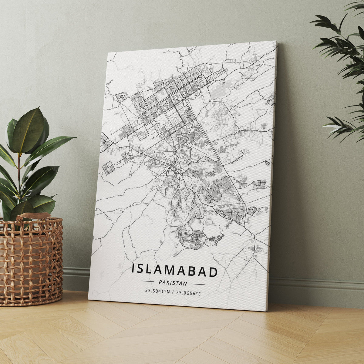 Aesthetic edits - Islamabad map 2