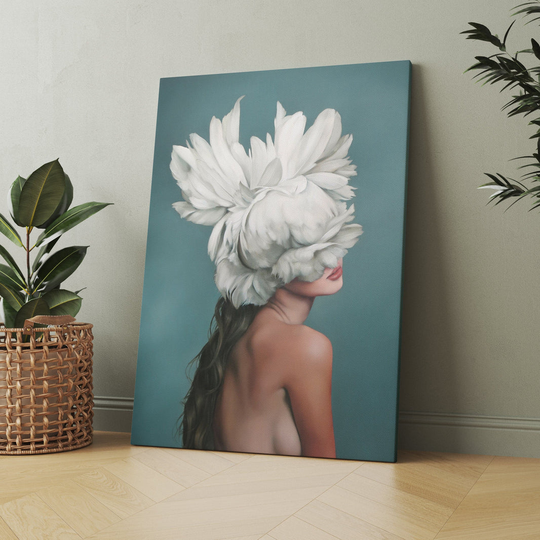 A Flower head girl