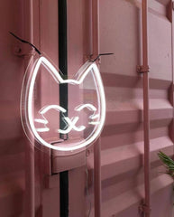 cute catto neon