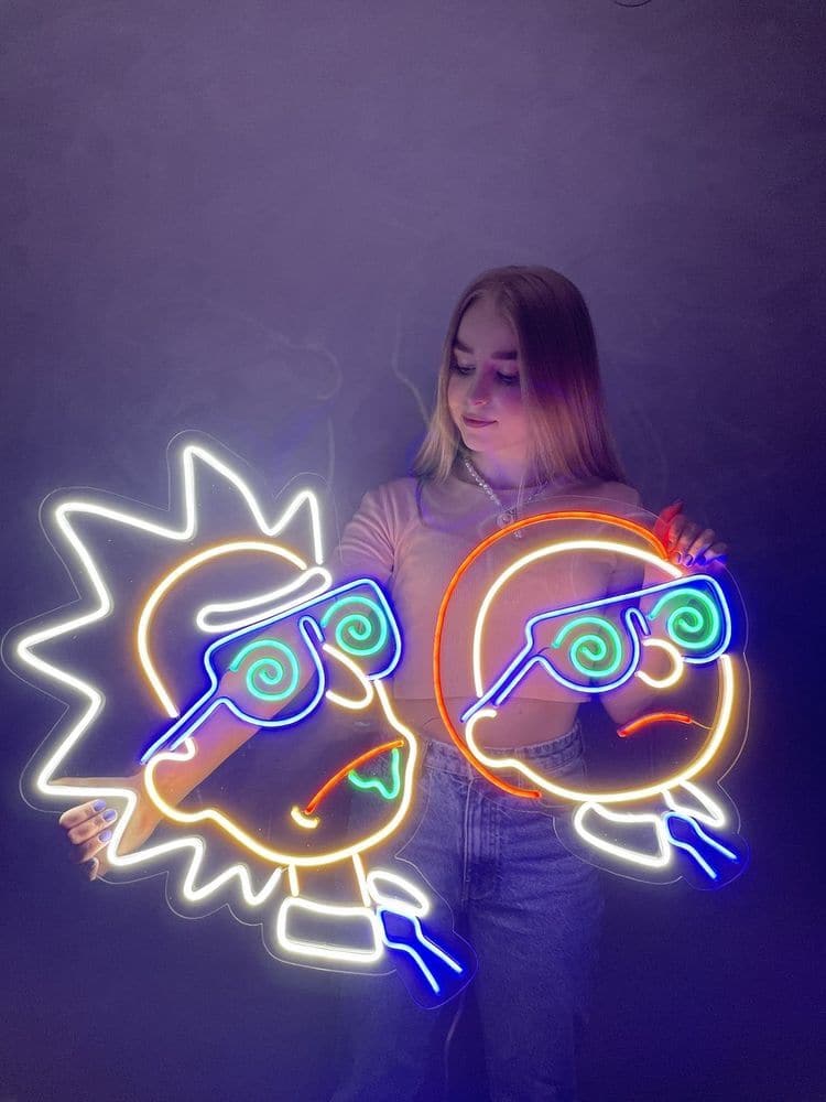 rick and morty neon bundle