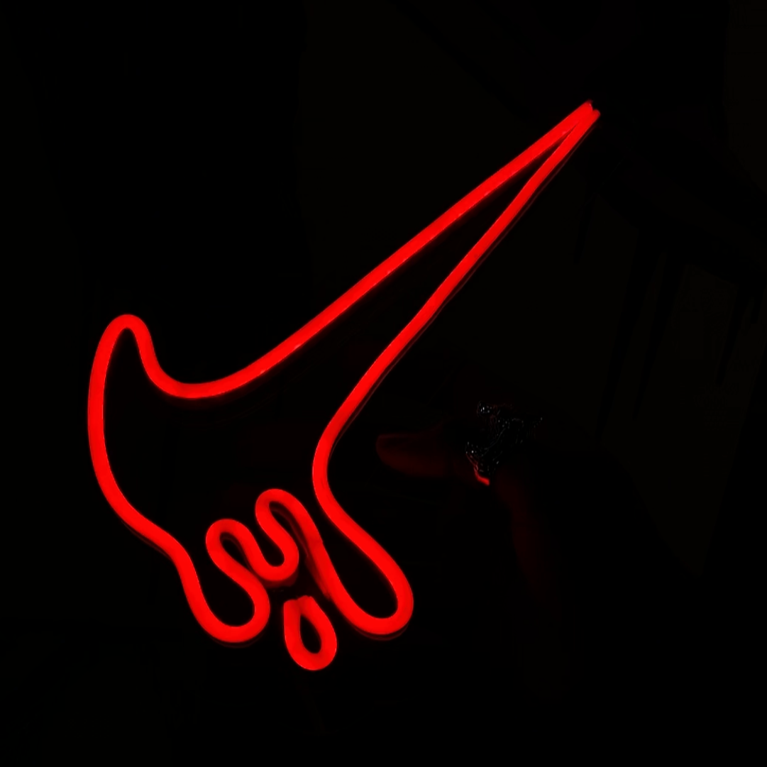 Dripping Nike Neon Sign