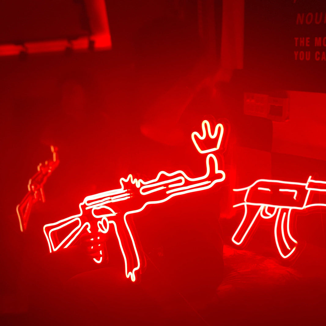 AK4 Neon Sign Red