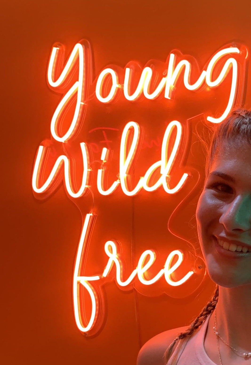 young wild free neon