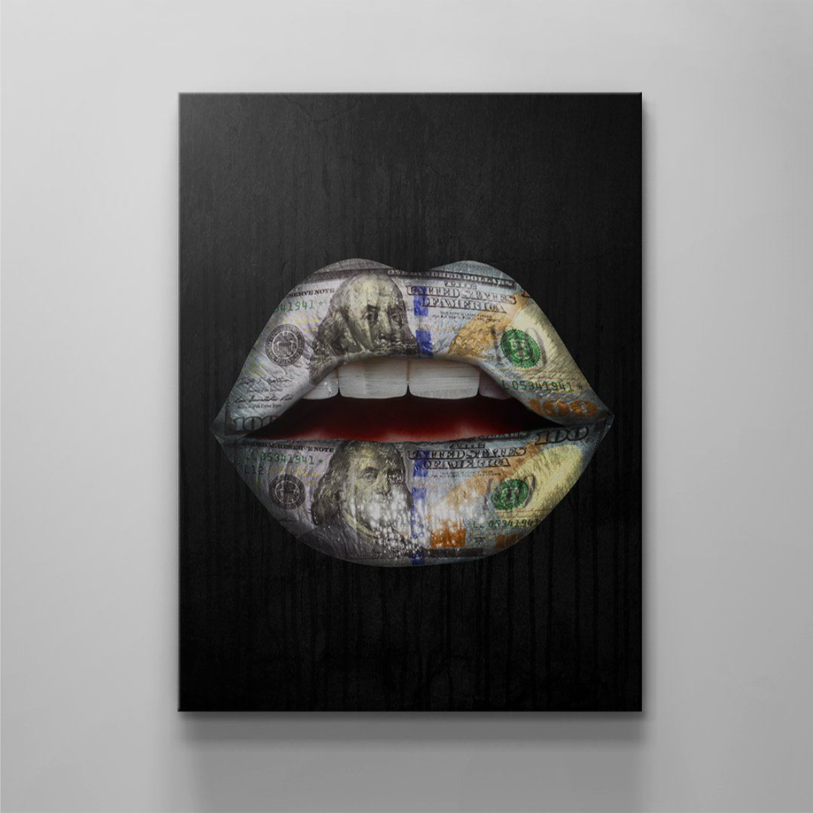 Dollar Lips Art (expensive Taste)