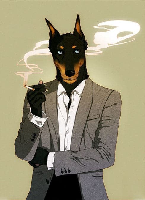 Smoking Dog