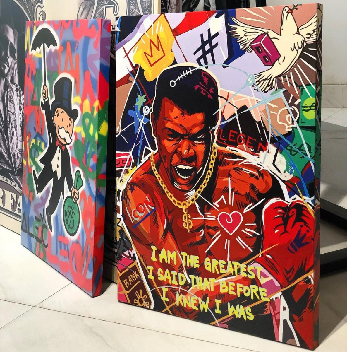 Muhammad Ali Pop Art - Boxing